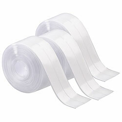 AGT 12er-Set wasserfeste Dichtungsbänder, 28 mm x 4 m, transparent AGT Selbstklebende Dichtungsbänder