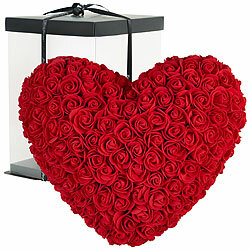 infactory Rosenherz inklusive Geschenkbox, 32 cm infactory Rosenherzen