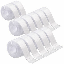 AGT 12er-Set wasserfeste Dichtungsbänder, 28 mm x 4 m, transparent AGT Selbstklebende Dichtungsbänder