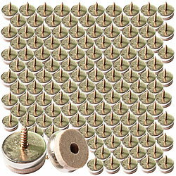 AGT 128er-Set Filzgleiter für Möbel und Möbelfüsse, Ø 25 mm AGT Filzgleiter für Möbel und Möbelfüße mit 25 mm Durchmesser, Schraubmontage