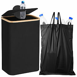 infactory Pfandflaschen-Sammelbehälter mit integrierter Tragetasche, 100 Liter infactory Pfandflaschen Sammelbehälter