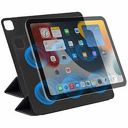 Xcase 2er-Set Magnetische Slim-Hülle für 10,9"-iPad Air 4 & 5 mit Standfuß Xcase Magnetische Slim-Hüllen für iPad mit Auto-Sleep-Funktion & Standfuß 