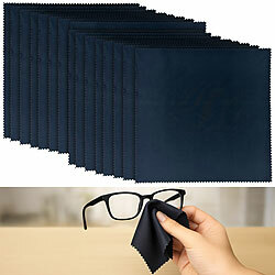 AtomiClean 16er-Set Mikrofaser-Brillenputztücher in Optikerqualität, 20 x 20 cm AtomiClean Brillenputztücher 