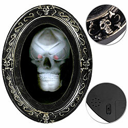 infactory Sprechender Halloween-Spiegel mit Sound und Sensor, für Tür oder Wand infactory Sprechende Halloween-Spiegel mit Sounds und Sensoren, für Türen oder Wände