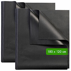 infactory 2er Set Anti-Rutsch-Schmutzfangmatte, zuschneidbar, 180 x 120 cm infactory Universale Anti-Rutsch-Schmutzmatten, zuschneidbare