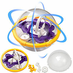 Playtastic Bausatz Kugellabyrinth, 13 cm Durchmesser, 92 Hindernisse Playtastic Bausätze Kugellabyrinthe