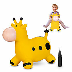 Playtastic Aufblasbares Hüpftier "Giraffe", für Kinder ab 3 Jahren, mit Luftpumpe Playtastic Aufblasbare Hüpftiere