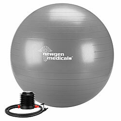 newgen medicals Sitz- und Gymnastikball, auch für Yoga, Anti-Platzen, 65 cm, grau newgen medicals Sitz- und Gymnastikbälle auch für Yoga, Anti-Platzen