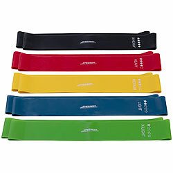 Set Di Fasce Elastiche Per Allenamento Con Resistenza Variabile, 5 Bande (da 4,5 Kg A 50 Libbre), Con Ancoraggio Porta, Maniglie, Cinghie Gambe/caviglie, Borsa, Per Yoga, Pilates, Stretching, Forza, Uomo E Donna