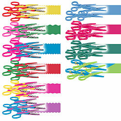 Playtastic 40-teiliges Bastelscheren-Set für Kinder, abgerundete Klingen Playtastic Bastelscheren-Sets für Kinder