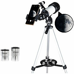 Zavarius Reise-Teleskop für Erwachsene und Kinder mit 2 austauschbare Okularen Zavarius 