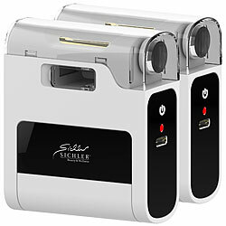 Sichler Beauty 2er-Set elektrische 2in1-Akku-Nagelknipser & -polierer für Erwachsene Sichler Beauty Elektrische Nagelknipser und -polierer