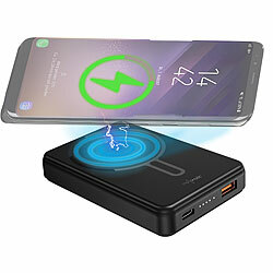 revolt Wireless-Powerbank, 10.000 mAh, 22,5W PD, USB-A/-C, MagSafe-kompatibel revolt