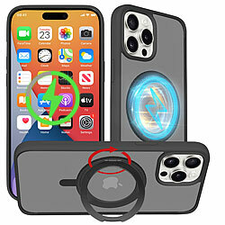 Xcase Stoßfeste Hülle für iPhone 15 Pro Max, MagSafe-komp., 360°-Ständer Xcase Stoßfeste Hüllen für iPhone 15 Pro Max, MagSafe-kompatibel, 360°-Ständer
