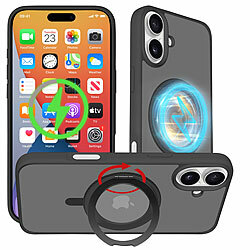 Xcase Stoßfeste Hülle für iPhone 16 Plus, MagSafe-kompatibel, 360°-Ständer Xcase Stoßfeste Hüllen für iPhone 16 Plus, MagSafe-kompatibel, 360°-Ständer
