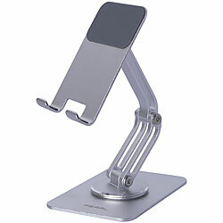 PEARL Verstellbarer Tablet- und Smartphone-Arm, 3 Achsen PEARL Faltbare Tablet Ständer für Tablets/Handys, 3 Achsen höhenverstellbar