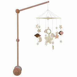 Playtastic Baby-Mobile mit Sternen aus Holz & DIY Holz Baby Mobile Halterung Playtastic Baby-Mobiles 