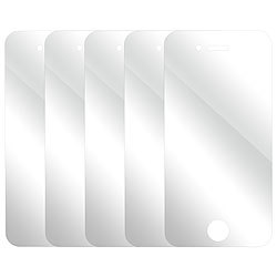Somikon Spiegel-Display-Schutzfolie für iPhone 4/4s (5er Set) Somikon Displayfolie (iPhone 4/4S)