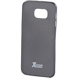 Xcase Ultradünnes Schutzcover für Samsung Galaxy S6, schwarz, 0,3 mm Xcase