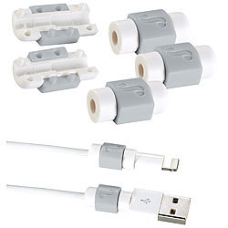 Callstel Kabelprotektor für Apple-Daten- & Ladekabel, 4er-Set Callstel Kabelprotektoren