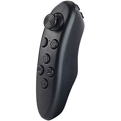 auvisio 2in1-Mini-Game-Controller & Fernbedienung (Versandrückläufer) auvisio Gaming-Controller mit Bluetooth