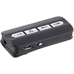 Callstel 5in1-Headset-Adapter, Bluetooth,Mikro, MP3, Radio, f. Klinke-Kopfhörer Callstel
