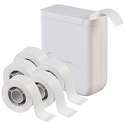 Bluetooth-Etiketten-Drucker – Inkl. 1 Rolle Etiketten, Farbiger Ausdruck Von Fichero