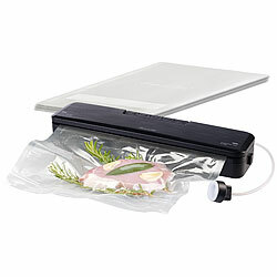 Rosenstein & Söhne 2in1-Vakuumierer für Folien bis 30 cm und Dosen, 70 kPa, 180 W Rosenstein & Söhne 2in1-Balken-Vakuumierer mit Einzelnaht, für Folien, Tüten und Dosen