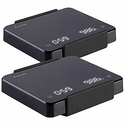 Rosenstein & Söhne 2er-Set Mini-Espresso- und Pour-Over-Waage, Timer, Dual-Display, Akku Rosenstein & Söhne Mini-Espresso- und Pour-Over-Waagen, Timer, Dual-Displays, Akkus, USB-C 