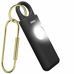 Semptec Urban Survival Technology Selbstverteidigungs-Schlüsselanhänger, 130 dB, Taschenlampe, Akku Semptec Urban Survival Technology Selbstverteidigungs-Schlüsselanhänger mit Akku und Taschenlampe