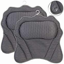 BadeStern 2er-Set ergonomische Luxus-Badewannenkissen BadeStern Badewannenkissen