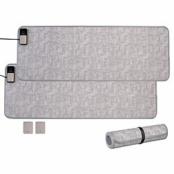 Wilson Gabor 2er-Set Vlies-Heizteppiche, 150 x 50 cm, 7 Temperaturstufen und Timer Wilson Gabor Infrarot-Fußboden-Heizmatten