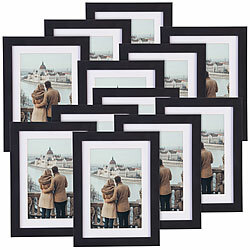 Your Design 12er-Set Bilderrahmen mit robustem Acrylglas, 13 x 18 cm, schwarz Your Design Bilderrahmen mit robustem Plexiglas