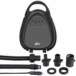 AGT Elektrische Luftpumpe für SUP-Boards, 70 l/Min., 12 V, 1,38 bar/20 psi AGT Elektrische Luftpumpen für SUP-Boards
