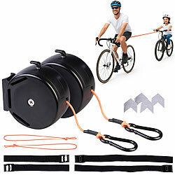 Semptec Urban Survival Technology 2er-Set einziehbare Fahrrad-Abschleppseile, 2 m Länge, 120 kg Zugkraft Semptec Urban Survival Technology Einziehbare Fahrrad-Abschleppseile