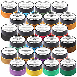 AGT 24er-Set Mica-Farbpulver, je 10 g/Farbe für Epoxidharz AGT Mica-Farbpulver-Sets