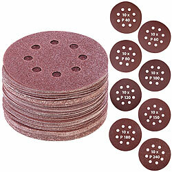 AGT 80er-Set Klett-Schleifscheiben für Exzenterschleifer, Ø 125 mm AGT Klett-Schleifscheiben-Sets für Exzenterschleifer