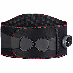 newgen medicals Kabelloser Rücken-Wärmegürtel mit Massagefunktion, 5 Heizstufen, Akku newgen medicals Akku-Rücken-Wärmegürtel mit Massagefunktion