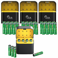 tka Köbele Akkutechnik 4x 8er-Set Li-Ion-Akkus Typ AAA, mit USB-C-Ladebox,1300mWh,Ladeanzeige tka Köbele Akkutechnik Li-Ion-Akkus Typ AAA / Micro, mit USB-C-Ladebox