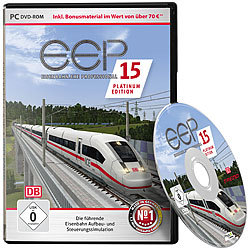 EEP Eisenbahn-PC-Simulator, EEP Expert 15 Platinum (in DVD-Box) EEP Eisenbahnsimulationen (PC-Softwares)