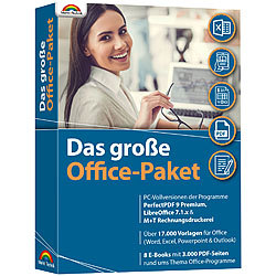 Markt + Technik Das große Office-Paket mit 17.000 Office-Vorlagen und 9 E-Books Markt + Technik Office-Pakete (PC-Software)
