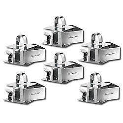 Rosenstein & Söhne 6er-Set: Speisering, eckig, mit Heber und Stampfer Rosenstein & Söhne Dessertringe