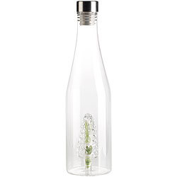 Glasflasche mit hohlraum