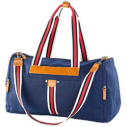 Carlo Milano Canvas-Strandtasche/ Freizeittasche, blau Carlo Milano