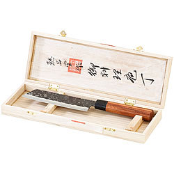 TokioKitchenWare Fleischmesser mit Echtholzgriff, handgefertigt TokioKitchenWare Handgefertigte Küchen-Hackmesser