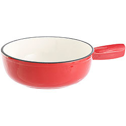 Rosenstein & Söhne Käsefondue-Topf aus Gusseisen, 24 cm Rosenstein & Söhne Käsefondue-Töpfe Gusseisen