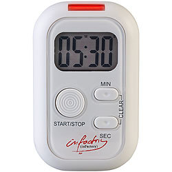infactory Elektronischer Timer mit Ton-, Licht- und Vibrationsalarm infactory Timer mit Licht- und Vibrations-Alarm