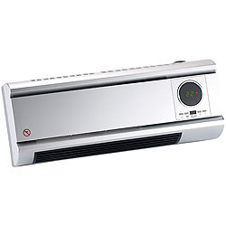 Sichler Haushaltsger&auml;te Keramik-Wandheizl&uuml;fter mit digitalem Thermostat, Fernbedienung, 2000 W Sichler Haushaltsger&auml;te Wandheizl&uuml;fter mit Thermostat & Fernbedienung