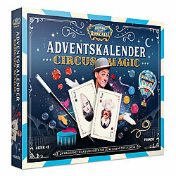 FRANZIS Adventskalender Roncalli Zirkus FRANZIS Adventskalender mit Zaubertricks und Kunststücken