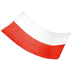 PEARL Länderflagge Polen 150 x 90 cm aus reißfestem Nylon PEARL Länderfahnen